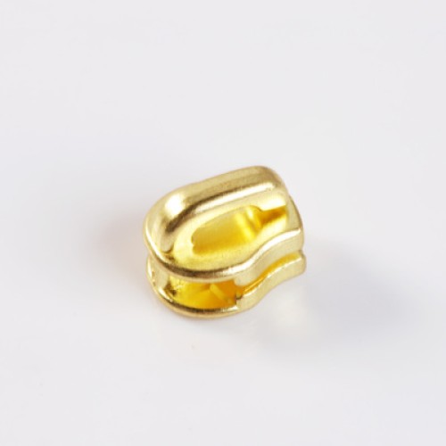 Slider with D-ring YKK Excella #3 (Brass)