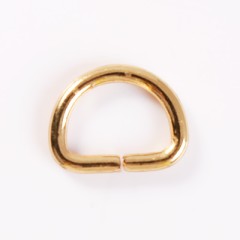 Slider with D-ring YKK Excella #5 (Brass)