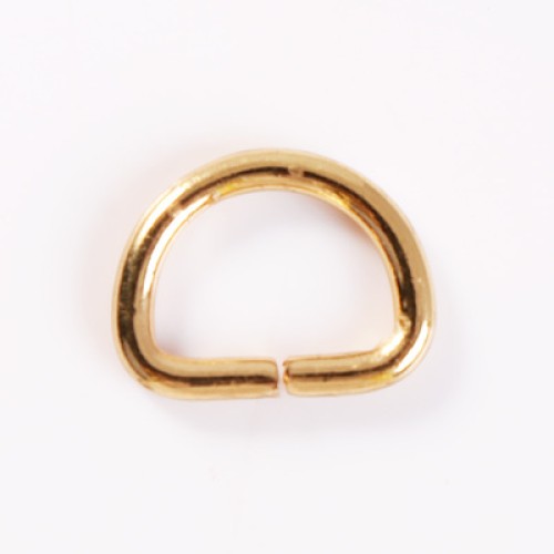 Slider with D-ring YKK Excella #3 (Brass)