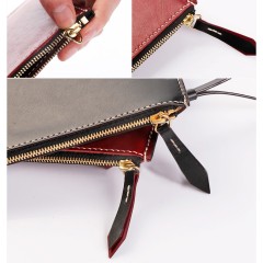 Slider with D-ring YKK Excella #5 (Brass)