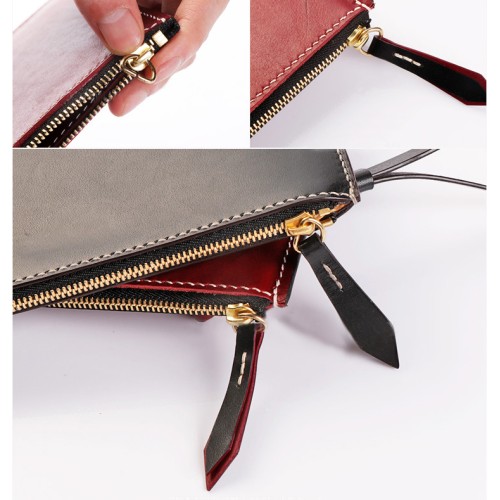 Slider with D-ring YKK Excella #3 (Brass)