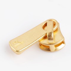Slider with puller YKK Excella #5 (Brass)