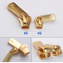 Slider with puller YKK Excella #3 (Brass)