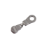 Slider with puller YKK Doughnut #3 (Nickel)