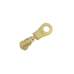 Slider with puller YKK Doughnut #3 (Brass)