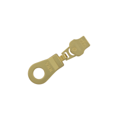 Slider with puller YKK Doughnut #3 (Brass)