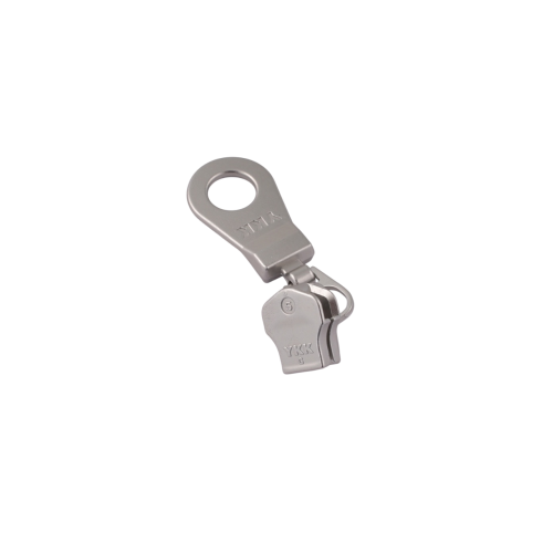Slider with puller YKK Doughnut #5 (Nickel)