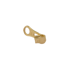 Slider with puller YKK Large Hole #3 (Brass)