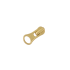 Slider with puller YKK Large Hole #3 (Brass)