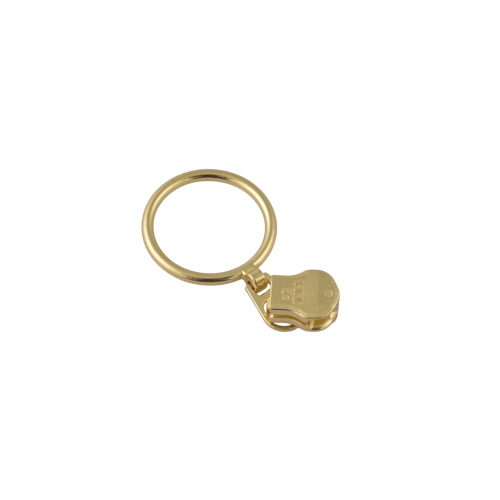 Slider with puller YKK Ring #3 (Brass)