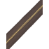 YKK Zipper #3 (Brown, Brass)