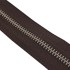 YKK Zipper #3 (Brown, Nickel)