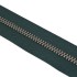 YKK Zipper #3 (Green, Nickel)