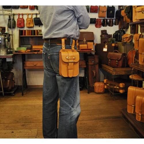 Belt bag leather craft pattern QQ-1