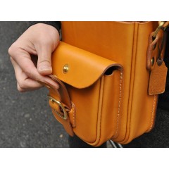 Man's bag leather craft pattern QQ-1