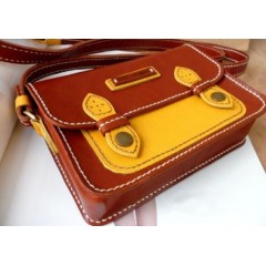Unisex bag leather craft pattern QQ-3