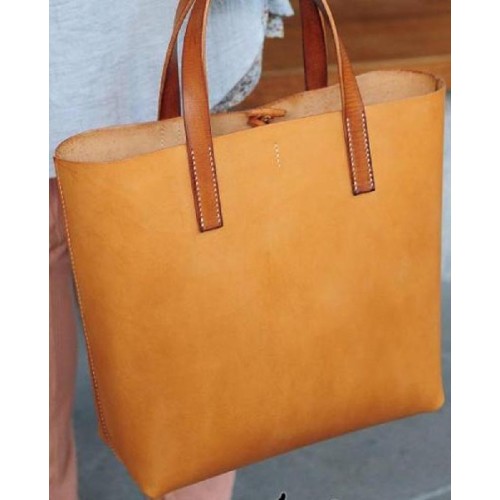 Woman bag shopper leather craft pattern QQ-2