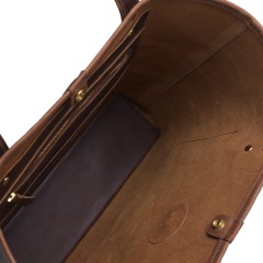 Woman bag leather craft pattern Shopper