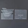 Acrylic template cardholder Magic