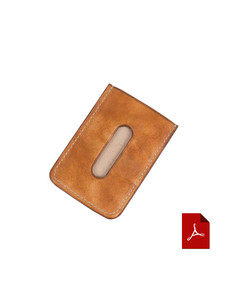 Выкройка визитницы Слот (PDF)