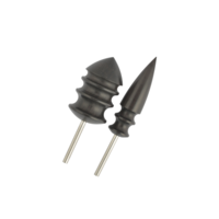 Набор сликеров на дремель из чёрного дерева