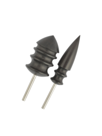 Набор сликеров на дремель из чёрного дерева