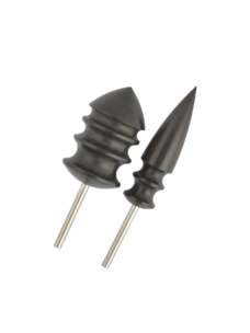 Набор сликеров на дремель из чёрного дерева