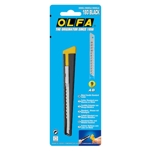 Metal cutter Olfa 180 Black (9mm)