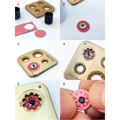 Geji Button Covering Tool (4 Sizes)