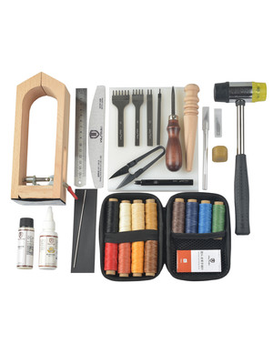 Набор кожевника "Хочу попробовать" (17 предметов) Набор кожевника "Хочу попробовать" (17 предметов)