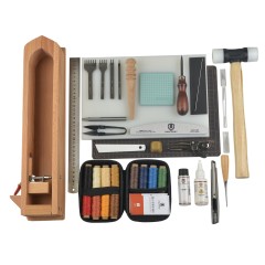 Beginner's Leatherworking kit "Will work" (25 items)