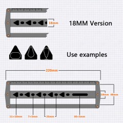 Belt ruler 18mm