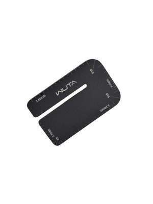 Линейка Wuta для пробойников (чёрная) Линейка Wuta для пробойников (чёрная)