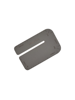 Линейка Wuta для пробойников (серая)