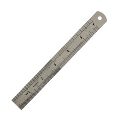 Metal ruler 15cm