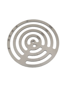 Линейка радиусная "Круги"