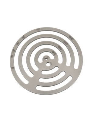 Линейка радиусная "Круги" Линейка радиусная "Круги"