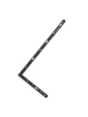 Линейка угольник Shinwa 30x15см Линейка угольник Shinwa 30x15см