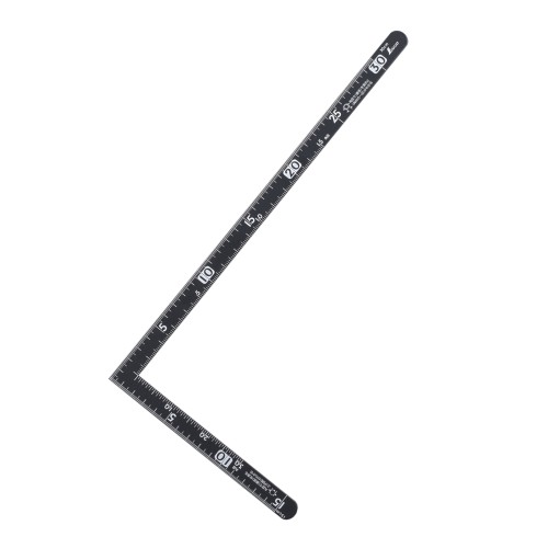 Ruler corner Shinwa 30x15cm