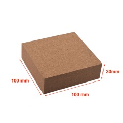 Cork block 10x10cm