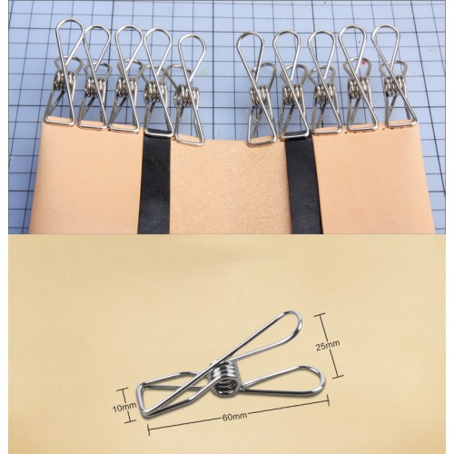 Clip for leather