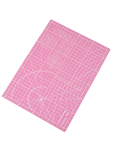 Коврик раскроечный A4 (розовый)