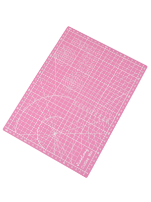 Коврик раскроечный A4 (розовый)