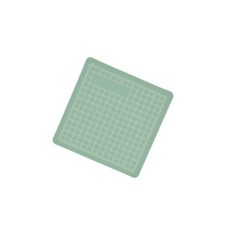 Коврик раскроечный Wuta 8см (зелёный)