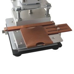 Heating press guide