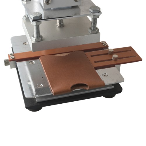 Heating press guide