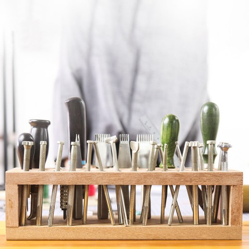 Leather craft tools rack