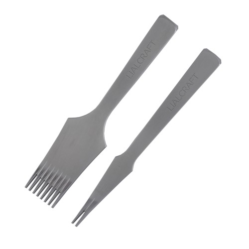Pricking iron LL French 2.7mm (2+8 prongs)