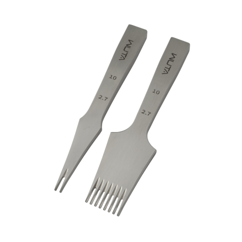 French pricking iron Wuta 2.7mm (2+8, Obverse)