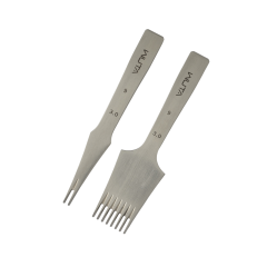 French pricking iron Wuta 3.0mm (2+8, Obverse)
